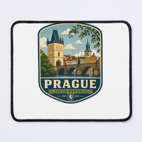 Item preview, Prague Czech Republic Est. 874 European City Travel Souvenir designed and sold by Simsimah26Parks.