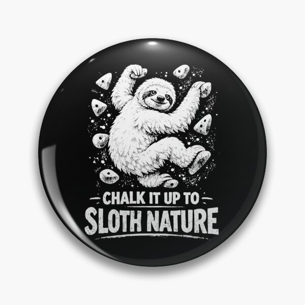 Item preview, Sloth bouldering – Chalk It Up Design designed and sold by Pineapple-Tree.