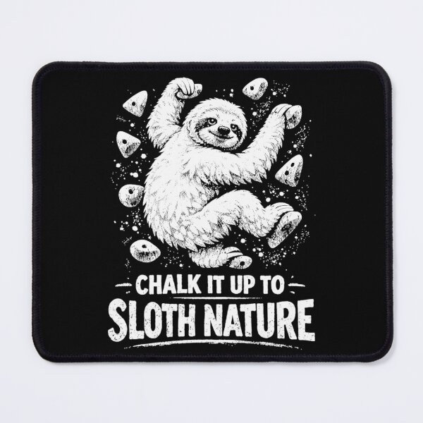 Item preview, Sloth bouldering – Chalk It Up Design designed and sold by Pineapple-Tree.