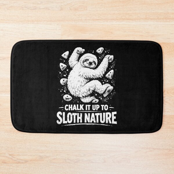 Item preview, Sloth bouldering – Chalk It Up Design designed and sold by Pineapple-Tree.