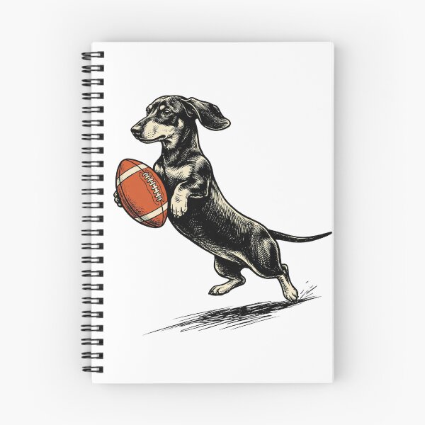 Item preview, Football Dachshund Run designed and sold by Tiffany Roy.