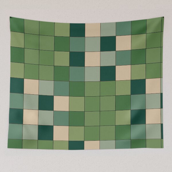 Item preview, Green Checkered Pattern designed and sold by Nisha Prabhu.