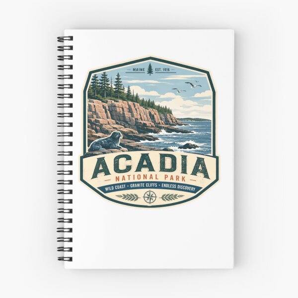Item preview, Acadia National Park Maine Wild Coast Granite Cliffs Discovery designed and sold by Simsimah26Parks.