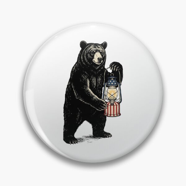 Item preview, Camping Lantern Bear designed and sold by Tiffany Roy.