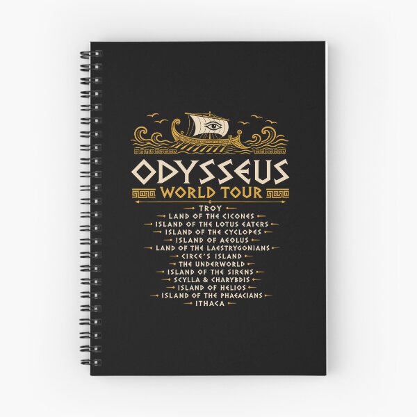 Item preview, Odysseus World Tour Greek Mythology Travel designed and sold by nojany.