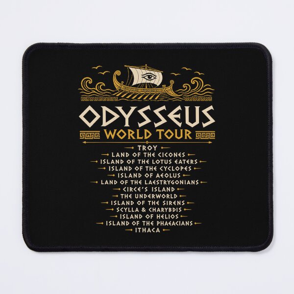 Item preview, Odysseus World Tour Greek Mythology Travel designed and sold by nojany.