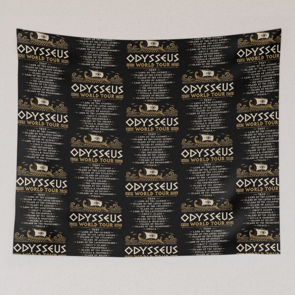Item preview, Odysseus World Tour Greek Mythology Travel designed and sold by nojany.