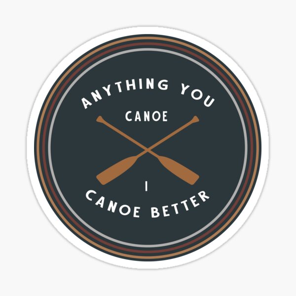 Canoe Sticker