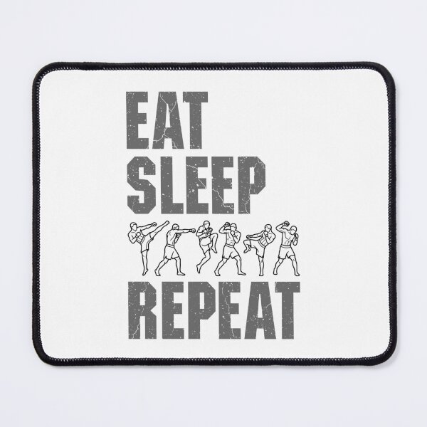 Item preview, Eat Sleep Fight Repeat MMA Mixed Martial Arts Fighter designed and sold by GrandeDuc.