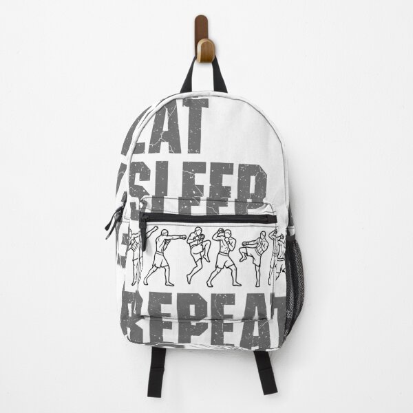 Item preview, Eat Sleep Fight Repeat MMA Mixed Martial Arts Fighter designed and sold by GrandeDuc.