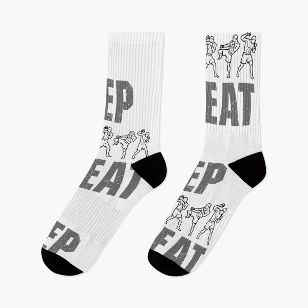 Item preview, Eat Sleep Fight Repeat MMA Mixed Martial Arts Fighter designed and sold by GrandeDuc.