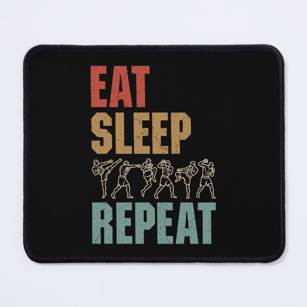 Item preview, Eat Sleep Fight Repeat MMA Mixed Martial Arts Fighter designed and sold by GrandeDuc.
