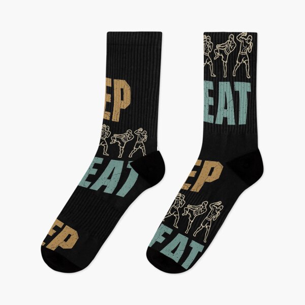 Item preview, Eat Sleep Fight Repeat MMA Mixed Martial Arts Fighter designed and sold by GrandeDuc.