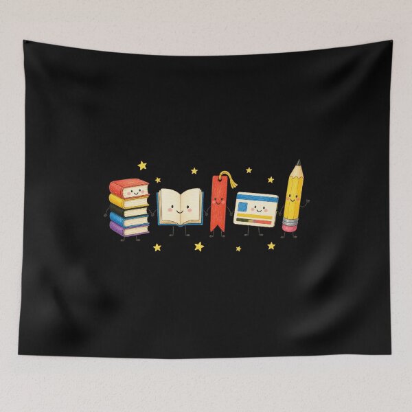 Item preview, Cute School Supplies Friendship Squad designed and sold by AMICO77.