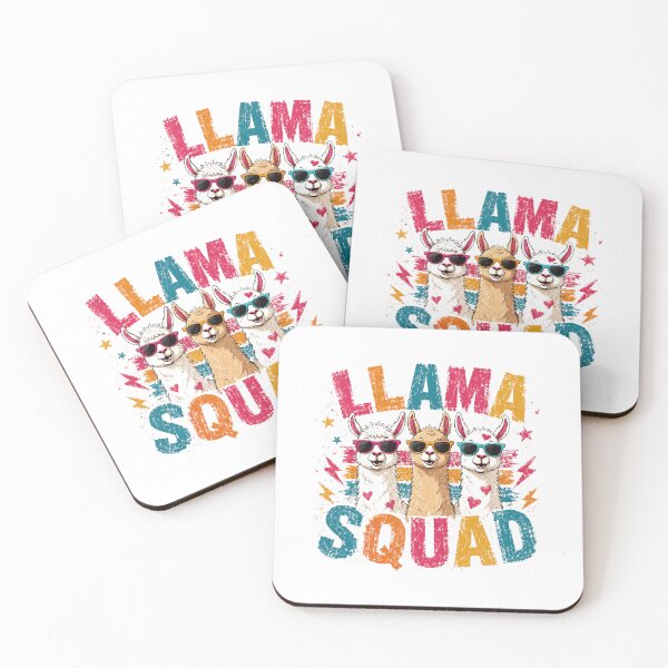 Item preview, Llama Squad Animal Lovers Friends Group designed and sold by RetroMini2026.