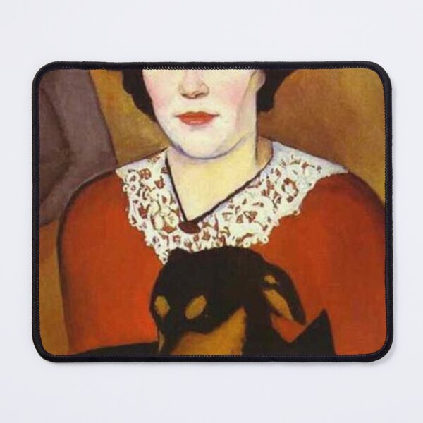 Item preview, Lady with a Dog, Portrait of Esther Schwartzmann designed and sold by SharonTheFirst.