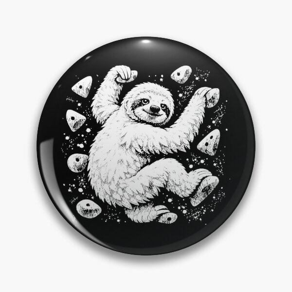 Item preview, Sloth bouldering – covered in chalk designed and sold by Pineapple-Tree.