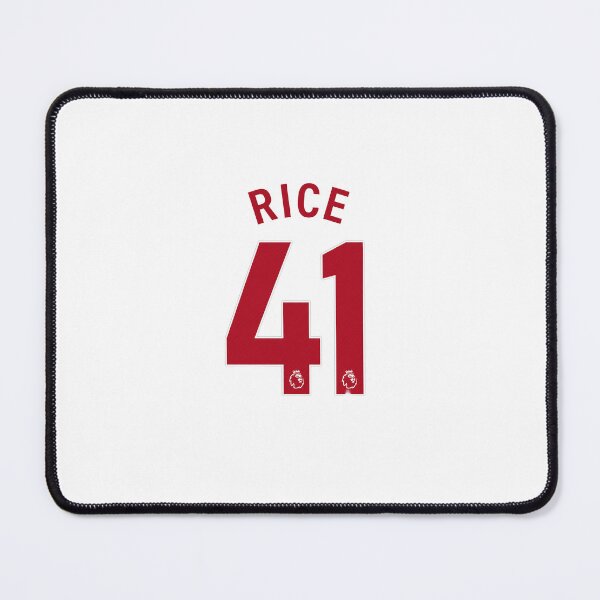 Item preview, Declan Rice #41 Arsenal FC Name & Number designed and sold by FanFueledStickers.