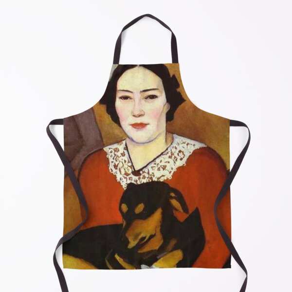 Item preview, Lady with a Dog, Portrait of Esther Schwartzmann designed and sold by SharonTheFirst.