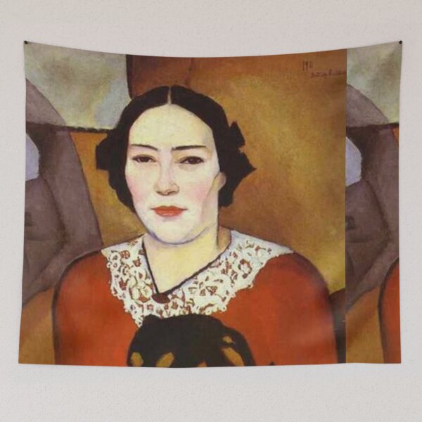 Item preview, Lady with a Dog, Portrait of Esther Schwartzmann designed and sold by SharonTheFirst.