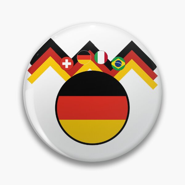 Artikelvorschau, Deutschland – Minimalistisches Fußballwappen der Gastgebernation der Weltmeister entworfen und verkauft von p-Phictures4.