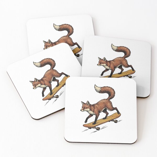 Item preview, Paseo en patineta por Fox designed and sold by Roy & Tiffany.