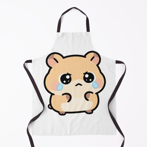 Item preview, Cute Crying Kawaii Hamster Cartoon | Adorable Hamster Sticker & Gift Design designed and sold by Rood Art Studio.