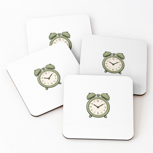 Item preview, Cute Vintage Alarm Clock Sticker | Kawaii Retro Clock Illustration designed and sold by Ricomin.