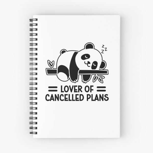 Item preview, Lover Of Cancelled Plans Funny Lazy Panda Bear designed and sold by gunaone-design.