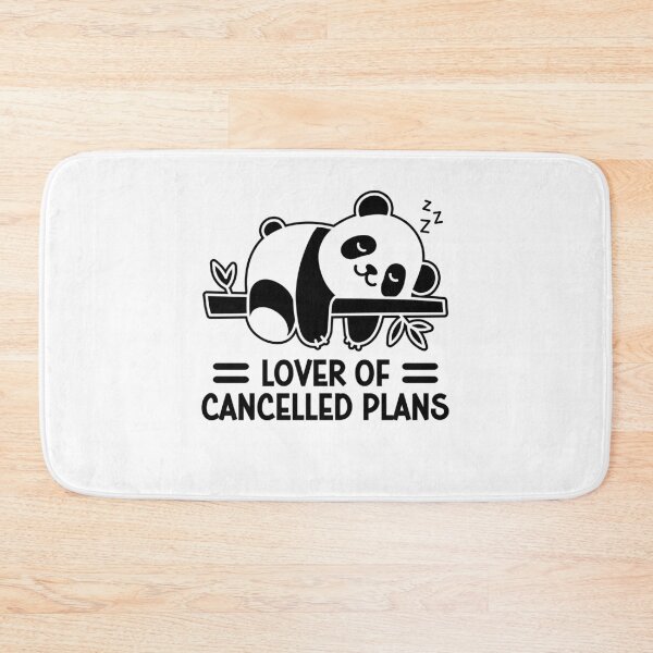 Item preview, Lover Of Cancelled Plans Funny Lazy Panda Bear designed and sold by gunaone-design.
