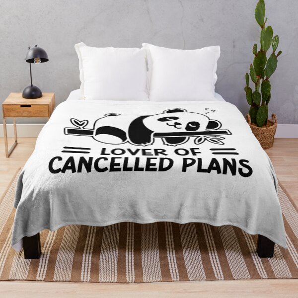 Item preview, Lover Of Cancelled Plans Funny Lazy Panda Bear designed and sold by gunaone-design.
