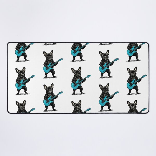 Item preview, Rock Guitar French Bulldog designed and sold by Tiffany Roy.