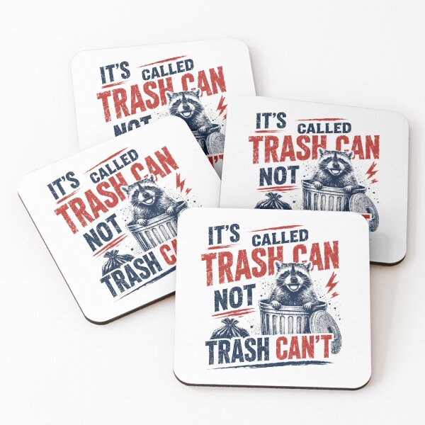 Item preview, It's Called Trash Can Not Trash Can't Raccoon Animal Pun Funny Saying designed and sold by RetroMini2026.
