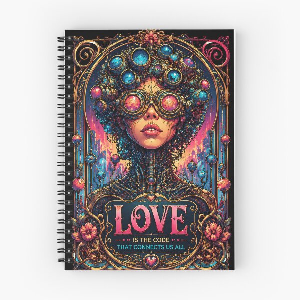 Item preview, cyber punk art nouveau designed and sold by aliraweb.