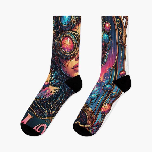 Item preview, cyber punk art nouveau designed and sold by aliraweb.