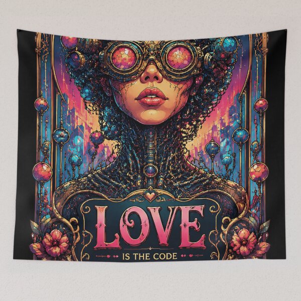 Item preview, cyber punk art nouveau designed and sold by aliraweb.