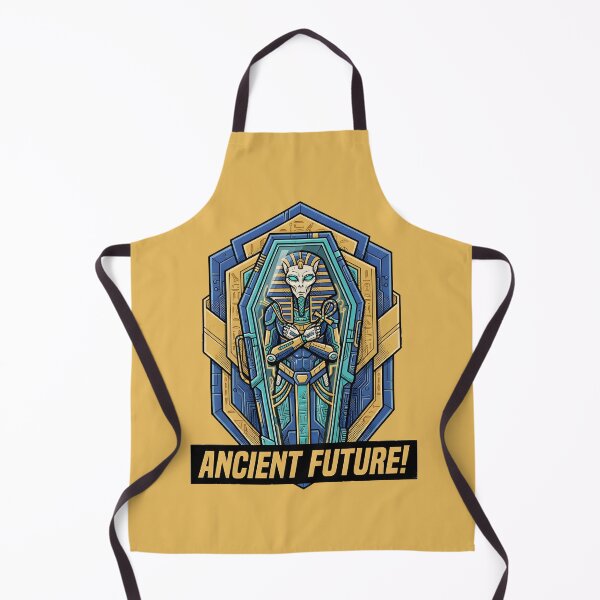Item preview, Ancient Future Alien Pharaoh Sci Fi Cybernetic Sarcophagus designed and sold by DuckOddity.