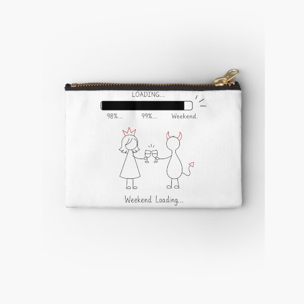 Item preview, Weekend Loading... | Funny Weekend Countdown Illustration designed and sold by byMosia.