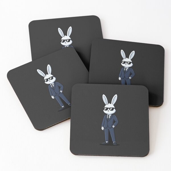 Item preview, Cool Secret Agent Rabbit In Suit Funny Hitman Bunny designed and sold by Cipher & Soul.