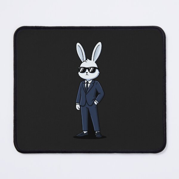 Item preview, Cool Secret Agent Rabbit In Suit Funny Hitman Bunny designed and sold by Cipher & Soul.