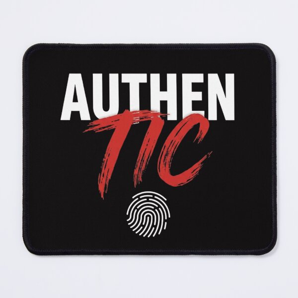 Item preview, Authentic Fingerprint Minimalist Streetwear Typography designed and sold by GiggleInkTees.