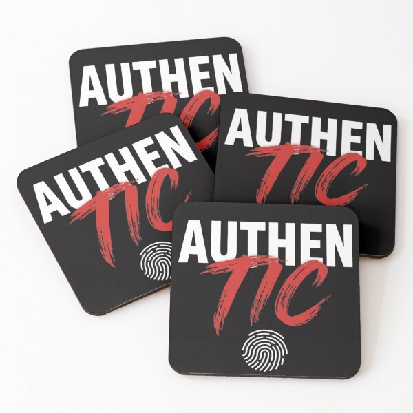 Item preview, Authentic Fingerprint Minimalist Streetwear Typography designed and sold by GiggleInkTees.