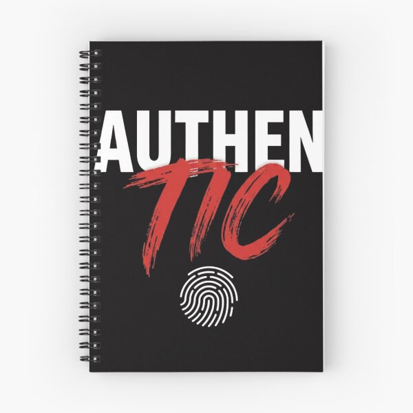 Item preview, Authentic Fingerprint Minimalist Streetwear Typography designed and sold by GiggleInkTees.
