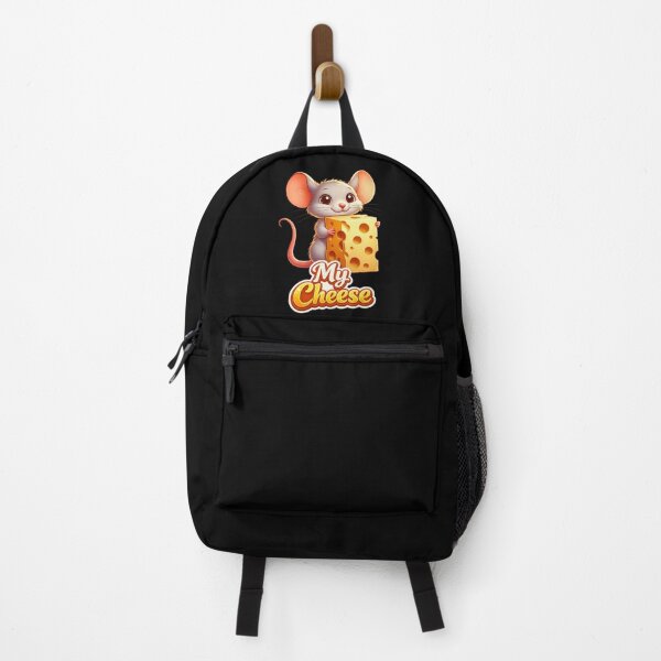 Item preview, Funny Mouse with Cheese – Cute Cartoon Animal Design designed and sold by Rocket&Stars.