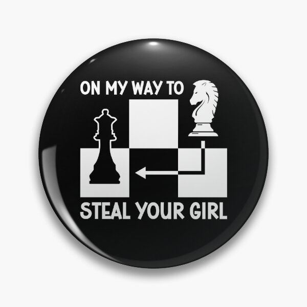 Item preview, On My Way To Steal Your Girl - Funny Board Game Chess Move designed and sold by gunaone-design.