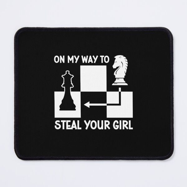 Item preview, On My Way To Steal Your Girl - Funny Board Game Chess Move designed and sold by gunaone-design.