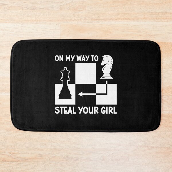 Item preview, On My Way To Steal Your Girl - Funny Board Game Chess Move designed and sold by gunaone-design.