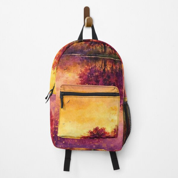 Item preview, Golden Hour Reflection - Autumn Sunset Landscape designed and sold by Joey Santiago.
