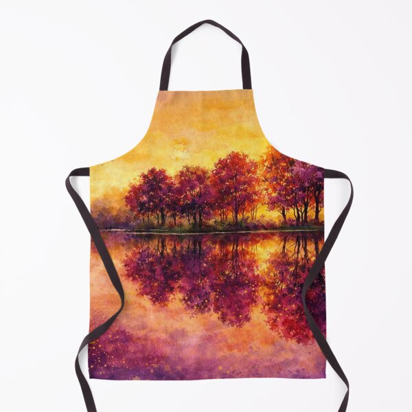 Item preview, Golden Hour Reflection - Autumn Sunset Landscape designed and sold by Joey Santiago.