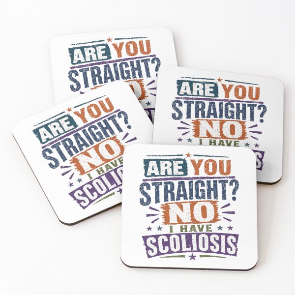 Item preview, Are You Straight No I Have Scoliosis | Scoliosis Warrior Spinal Condition Awareness designed and sold by RetroMini2026.